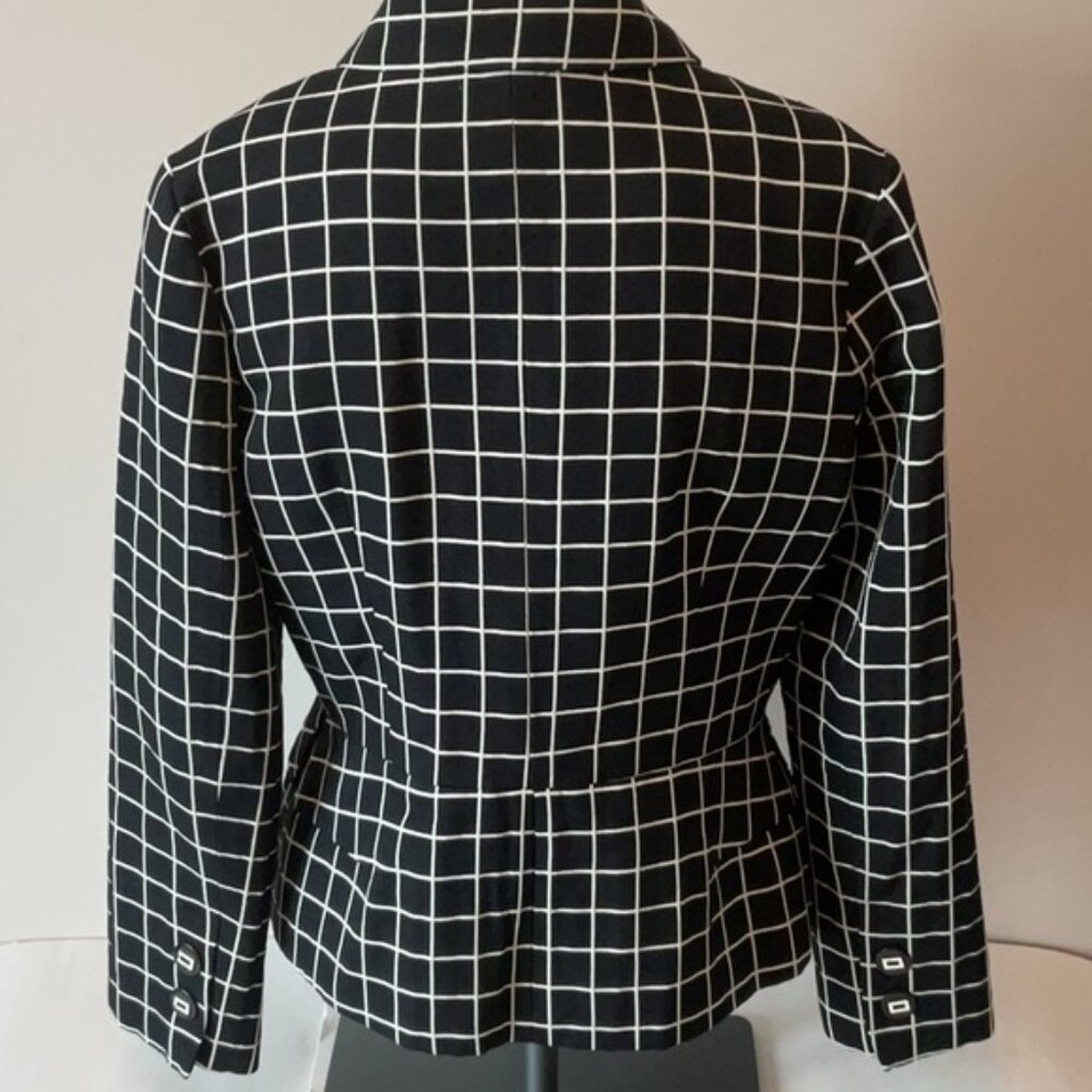 Sandra Angelozzi Small Windowpane Blazer - image 4